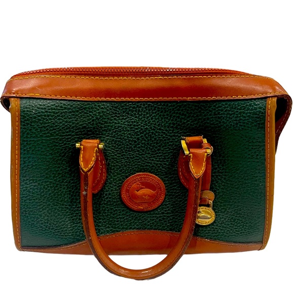 Dooney & Bourke Handbags - Vintage Dooney and Bourke Carrier Green Shoulder Bag Purse No Strap